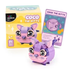 klocki-snapets-kot-coco-fioletowy-kidea
