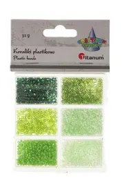 koraliki-plastikowe-32g-tonacja-zielona-titanum