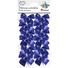 ozdoba-materialowa-niebieskie-kokardy-12-sztuk-titanum