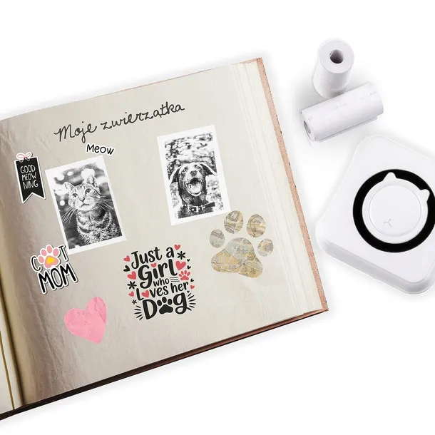 drukarka-termiczna-mini-biala-kidea-material-papier-plastik