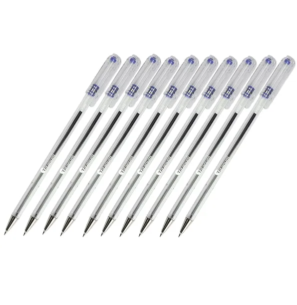 Zestaw Długopis niebieski 0,7 mm Titanum - 10 sztuk