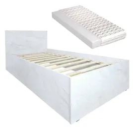 lozko-drewniane-biale-marmur-4d-90x200-ze-stelazem-z-materacem-piankowym