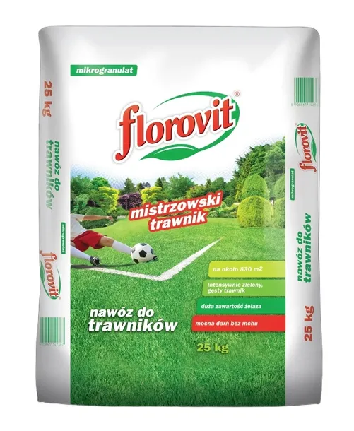 Florovit Nawóz do trawnika Mistrzowski Trawnik mikrogranulat 25 kg