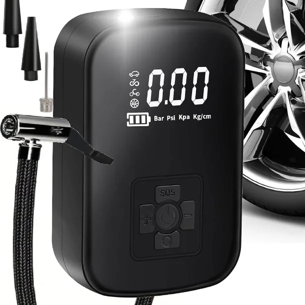 bezprzewodowy-kompresor-samochodowy-sprezarka-przenosna-rowerowa-pompka-kol-stan-nowy-kod-producenta-akumulatorowy-elektryczny-mini-auto-motocykl