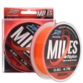 zylka-wedkarska-nylonowa-miles-300-m-monofilament-mocna-pomaranczowa-020mm