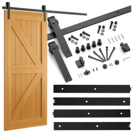 system-przesuwny-loft-01-czarny-prosty-nascienny-barn-door-zestaw-200cm