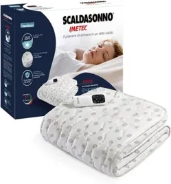 koc-elektryczny-mata-imetec-scaldasonno-bialy-150-w-150x120cm