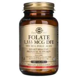 folate-kwas-foliowy-foliany-800mcg-solgar-ciaza-uklad-nerowy-krazenie-250t