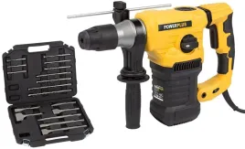 mlot-udarowy-powerplus-powx1196-1600w-5j-sds-plus-zestaw-wiertel