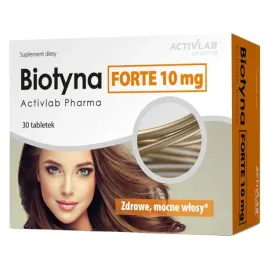 activlab-biotyna-10mg-forte-mocna-wspiera-zdrowe-wlosy-i-skore-30-tabl