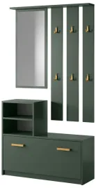 zestaw-do-przedpokoju-yesfir-butelkowa-zielen-z-lustrem-selsey-design