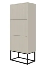 szafka-na-buty-veldio-z-frezowanym-frontem-50-cm-szary-bez-czarne-nogi