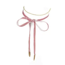 naszyjnik-choker-velvet-chain-rozowy-n485r