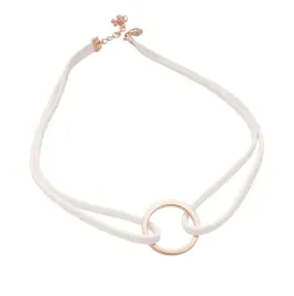 naszyjnik-choker-rzemyk-zlote-koleczko-bialy-n296b