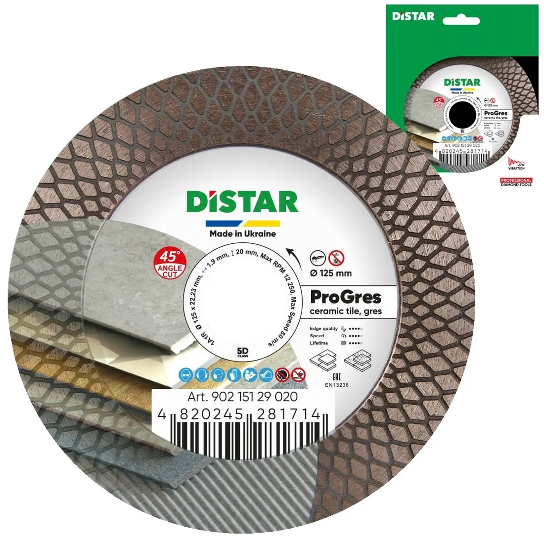 tarcza-diamentowa-pro-gres-125-19-8-20-2223-stan-nowy