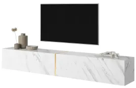 szafka-rtv-bisira-200-cm-bialy-marmur-ze-zlota-wstawka-selsey-design