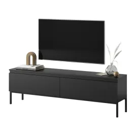 klasyczna-szafka-rtv-bemmi-150-cm-czarna-z-czarnymi-nogami