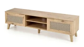 szafka-rtv-trivilla-150-cm-dab-artisan-plecionka-wiedenska