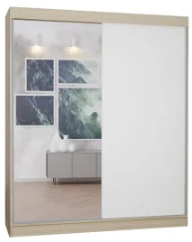 szafa-2d-170cm-korpus-sonoma-lustro-front-bialy
