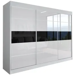 szafa-milan-3d-200-cm-biala-garderoba-przesuwna-lacobel-bialy-czarny