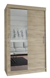 szafa-malva-sonoma-2d-150-cm-garderoba-z-uchwytem-1x-lustro
