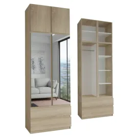 szafa-malavi-70x242-cm-dab-sonoma-szafa-z-nadstawka-2x-lustro