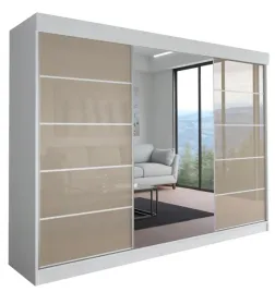 szafa-milan-3d-210-cm-biala-2x-lacobel-cappucino-garderoba-z-lustrem