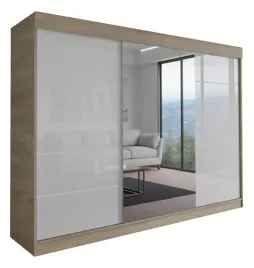 szafa-milan-3d-240-cm-dab-sonoma-2x-lacobel-garderoba-z-lustrem