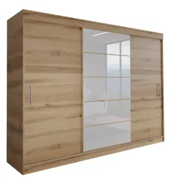 szafa-milan-3d-220-cm-dab-wotan-lacobel-bialy-szafa-z-uchwytem