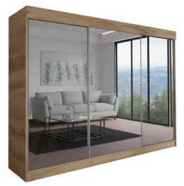 szafa-milan-3d-170-cm-dab-wotan-szafa-przesuwna-z-lustrem-3-lustra