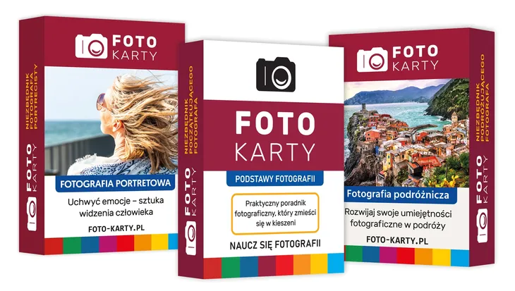 FOTO-KARTY Podstawy & Podróże & Portret 3‑PACK