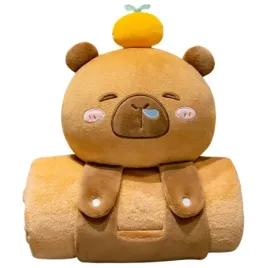 mieciutki-koc-z-poduszka-kapibara-xl-flanela-100x170-cm-2w1