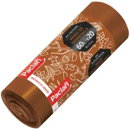 worki-na-smieci-60l-20szt-brazowe-paclan-do-segregacji-odpadow-bio
