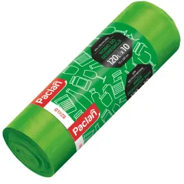 worki-na-smieci-120l-10-szt-paclan-do-segregacji-szkla-zielone
