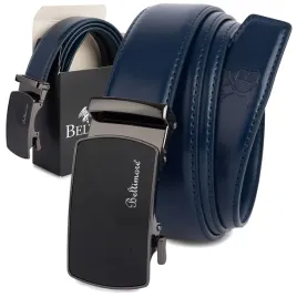 pasek-meski-skorzany-do-spodni-casual-garnituru-automat-granatowy-beltimore