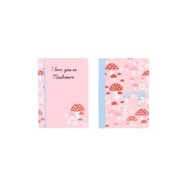 paczka-zeszyt-a4-48k-kratka-pink-mushrooms-mix-pakiet-5-sztuk-ancor
