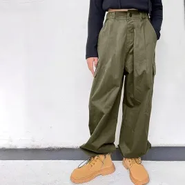 rolanko-dziewczece-spodnie-cargo-luzne-bawelniane