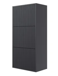 szafka-na-buty-veldio-frezowany-front-trzy-przegrody-50-cm-czarna-wiszaca