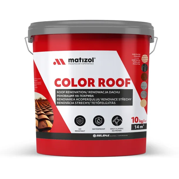 Hydroizolacja dachu Matizol Color Roof szara 10 kg