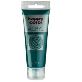 farba-akrylowa-75ml-ciemnozielona-nr-52-w-tubce-happy-color