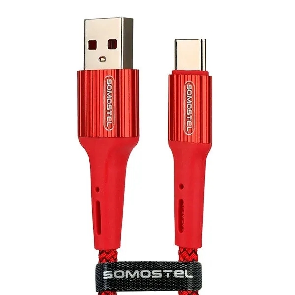 kabel-somostel-usb-usb-typ-c-1-m-czerwony-stan-nowy