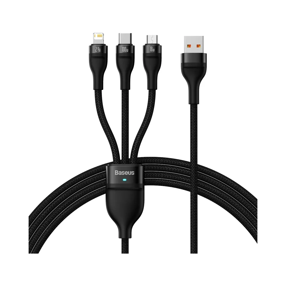 kabel-baseus-flash-series-ii-usb-usb-typ-c-lightning-micro-usb-100-w-stan-nowy