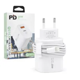 ladowarka-sieciowa-pax-20w-bialy-usb-typ-c-kabel-typ-c-lightning-pd