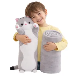 poduszka-kocurek-50-x-20cm-z-kocem-polarowym-w-srodku-130x160cm-szara