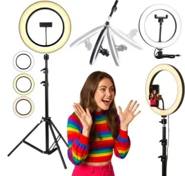 lampa-pierscieniowa-led-26cm-statyw-220cm-pilot-idealna-do-zdjec-tiktoka