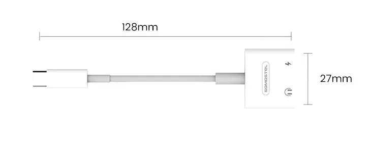 adapter-2w1-usb-c-do-usb-c-ladowanie-somostel-13cm-stan-nowy-stan-opakowania-oryginalne