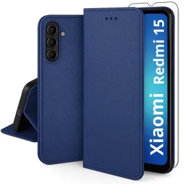 etui-z-klapka-magnet-do-xiaomi-redmi-15-4g-5g-zamykane-czarne-szklo-9h