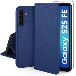 etui-z-klapka-magnet-do-samsung-s25-fe-zamykane-futeral-granatowe-szklo-9h