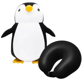 maskotka-pluszak-2w1-rogal-poduszka-podrozna-turystyczna-dziecieca-pingwin