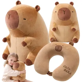 maskotka-pluszak-2w1-rogal-poduszka-podrozna-turystyczna-dziecieca-kapibara